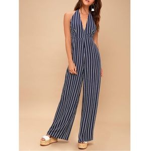 Jack by BB Dakota All The Way Up Halter Jumpsuit